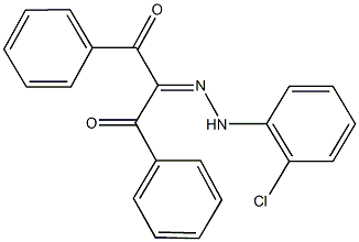 1,3-diphenyl-1,2,3-propanetrione 2-[(2-chlorophenyl)hydrazone] Struktur