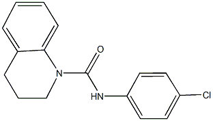 N-(4-chlorophenyl)-3,4-dihydroquinoline-1(2H)-carboxamide Struktur