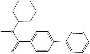 N-cyclohexyl-N-methyl[1,1'-biphenyl]-4-carboxamide Struktur