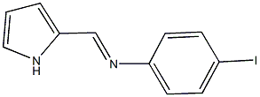 N-(4-iodophenyl)-N-(1H-pyrrol-2-ylmethylene)amine Struktur