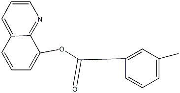 8-quinolinyl 3-methylbenzoate Struktur