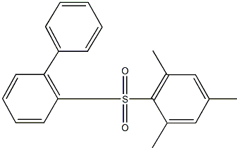 [1,1'-biphenyl]-2-yl mesityl sulfone Struktur