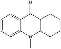 10-methyl-1,3,4,10-tetrahydro-9(2H)-acridinone Struktur