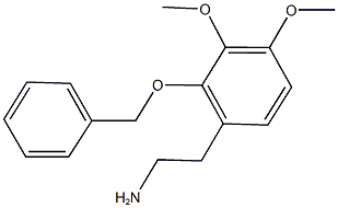 2-[2-(benzyloxy)-3,4-dimethoxyphenyl]ethanamine Struktur