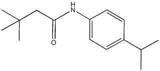 N-(4-isopropylphenyl)-3,3-dimethylbutanamide Struktur