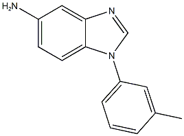 1-(3-methylphenyl)-1H-benzimidazol-5-ylamine Struktur