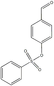 4-formylphenyl benzenesulfonate Struktur