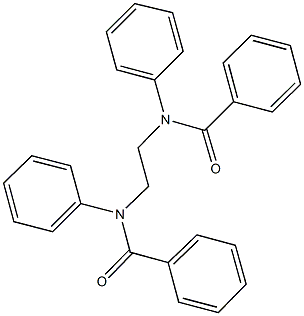 N-[2-(benzoylanilino)ethyl]-N-phenylbenzamide Struktur