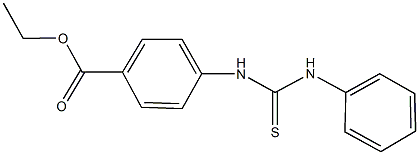 ethyl 4-[(anilinocarbothioyl)amino]benzoate Struktur