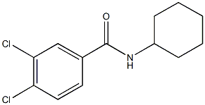 3,4-dichloro-N-cyclohexylbenzamide Struktur