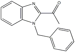 1-(1-benzyl-1H-benzimidazol-2-yl)ethanone Struktur