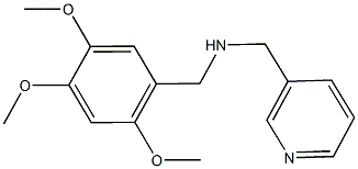 N-(3-pyridinylmethyl)-N-(2,4,5-trimethoxybenzyl)amine Struktur