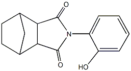 4-(2-hydroxyphenyl)-4-azatricyclo[5.2.1.0~2,6~]decane-3,5-dione Struktur