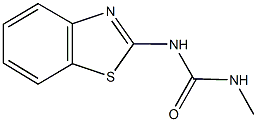 N-(1,3-benzothiazol-2-yl)-N'-methylurea Struktur