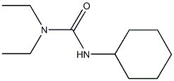 N'-cyclohexyl-N,N-diethylurea Struktur