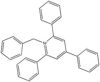 1-Benzyl-2,4,6-triphenylpyridinium Struktur