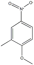 1-methoxy-2-methyl-4-nitrobenzene Struktur