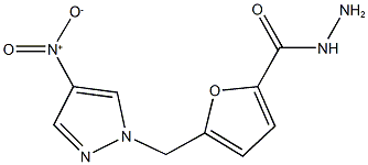 5-[(4-NITRO-1H-PYRAZOL-1-YL)METHYL]-2-FUROHYDRAZIDE Struktur