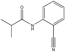 N-(2-cyanophenyl)-2-methylpropanamide Struktur