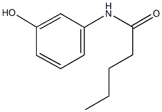 N-(3-hydroxyphenyl)pentanamide Struktur