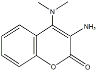 3-amino-4-(dimethylamino)-2H-chromen-2-one Struktur