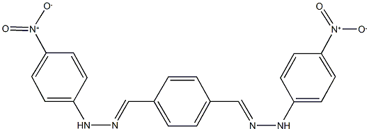 terephthalaldehyde bis({4-nitrophenyl}hydrazone) Struktur