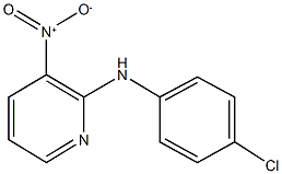 2-(4-chloroanilino)-3-nitropyridine Struktur