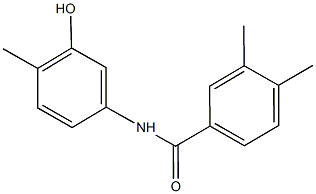 N-(3-hydroxy-4-methylphenyl)-3,4-dimethylbenzamide Struktur