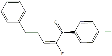 1-fluoro-4-phenyl-1-butenyl 4-methylphenyl sulfoxide Struktur