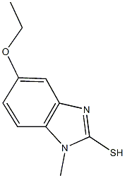 5-ethoxy-1-methyl-1H-benzimidazole-2-thiol Struktur