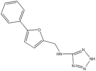 N-[(5-phenyl-2-furyl)methyl]-N-(2H-tetraazol-5-yl)amine Struktur