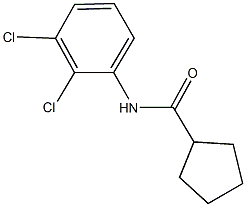 N-(2,3-dichlorophenyl)cyclopentanecarboxamide Struktur