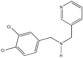 N-(3,4-dichlorobenzyl)-N-(3-pyridinylmethyl)amine Struktur