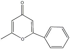 2-methyl-6-phenyl-4H-pyran-4-one Struktur