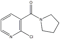 2-chloro-3-(1-pyrrolidinylcarbonyl)pyridine Struktur