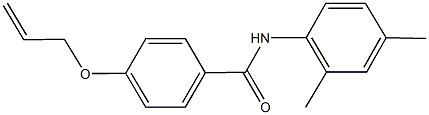 4-(allyloxy)-N-(2,4-dimethylphenyl)benzamide Struktur