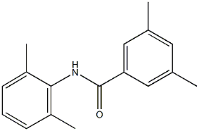 N-(2,6-dimethylphenyl)-3,5-dimethylbenzamide Struktur