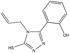 2-(4-allyl-5-sulfanyl-4H-1,2,4-triazol-3-yl)phenol Struktur