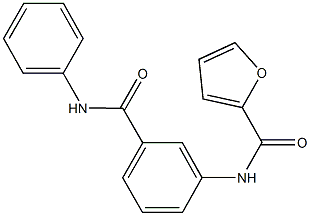 N-[3-(anilinocarbonyl)phenyl]-2-furamide Struktur