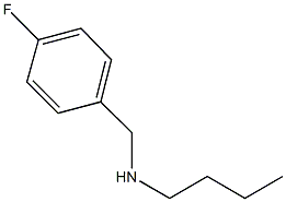 N-butyl-N-(4-fluorobenzyl)amine Struktur