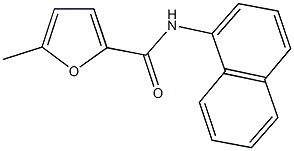 5-methyl-N-(1-naphthyl)-2-furamide Struktur