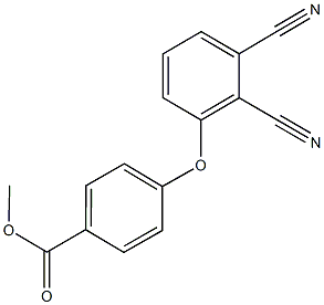 methyl 4-(2,3-dicyanophenoxy)benzoate Struktur