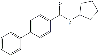 N-cyclopentyl[1,1'-biphenyl]-4-carboxamide Struktur