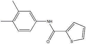 N-(3,4-dimethylphenyl)-2-thiophenecarboxamide Struktur