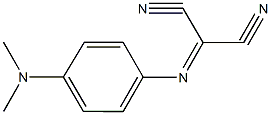 2-{[4-(dimethylamino)phenyl]imino}malononitrile Struktur