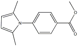 methyl 4-(2,5-dimethyl-1H-pyrrol-1-yl)benzoate Struktur