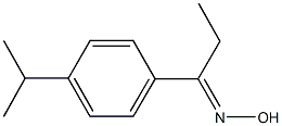 1-(4-isopropylphenyl)-1-propanone oxime Struktur