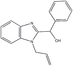 (1-allyl-1H-benzimidazol-2-yl)(phenyl)methanol Struktur