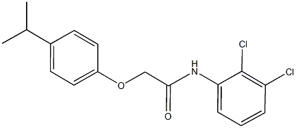 N-(2,3-dichlorophenyl)-2-(4-isopropylphenoxy)acetamide Struktur