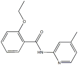 2-ethoxy-N-(4-methyl-2-pyridinyl)benzamide Struktur